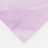 Lavender Spiral - Fleece Blanket Deken (Hoek)