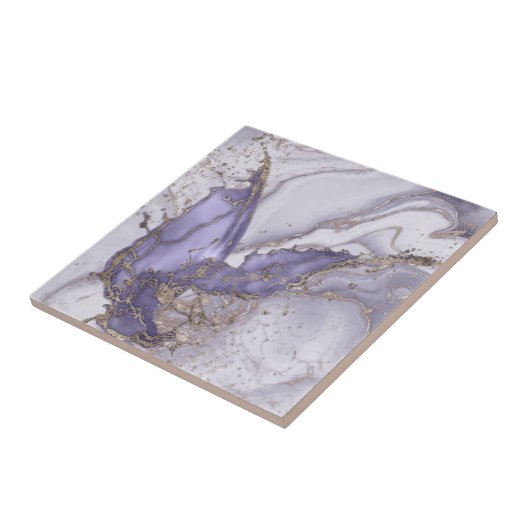 Lavender Splash Tegeltje (Zijkant)