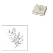 Lavender Sprigs Stamp Rubberstempel (Gestempeld)