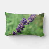 Lavender Stalk Photo Lumbar Cushion Kussen (Achterkant)