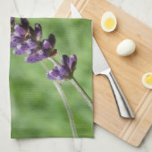 Lavender Stalk Photo Tea Towel Theedoek (Quarter Fold)