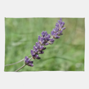 Lavender Stalk Photo Tea Towel Theedoek