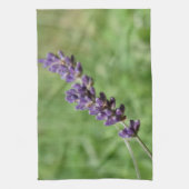 Lavender Stalk Photo Tea Towel Theedoek (Verticaal)
