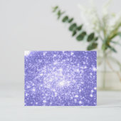 Lavender Stars Briefkaart (Staand voorkant)