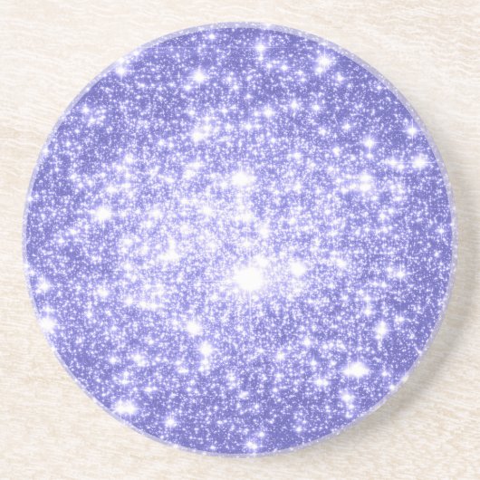 Lavender Stars Zandsteen Onderzetter (Voorkant)