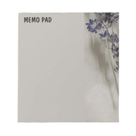 Lavender Stems met grijze hooglichten Notitieblok