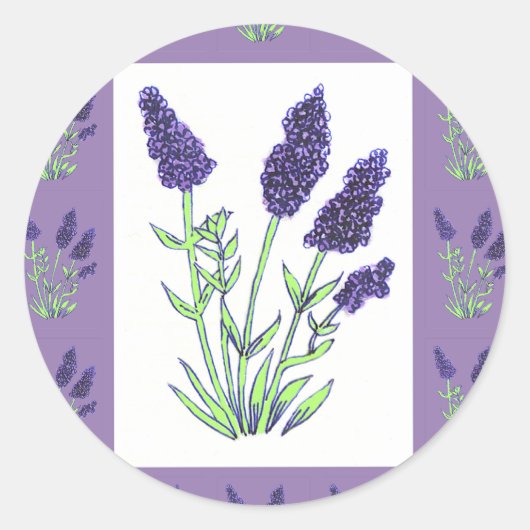 Lavender Sticker (Voorkant)