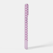 LAVENDER STIPPEN STIJLVOLED EENVOUDIGE AANGEPASTE  iPhone 15 CASE (Rechterkant)