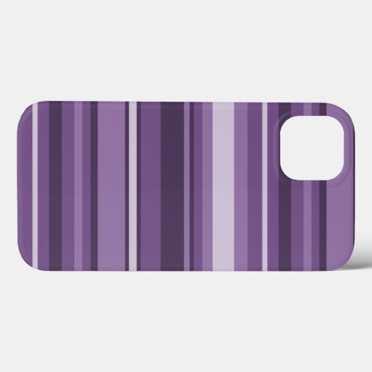 Lavender strepen Hoesje-Mate iPhone case (Achterkant (horizontaal))