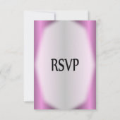 Lavender Stripe Wedding RSVP (Achterkant)