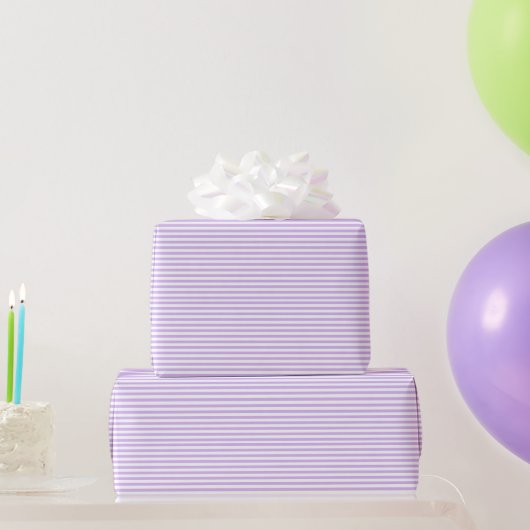 Lavender Striped Cadeaupapier (Feestgeschenken)