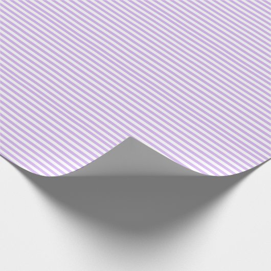Lavender Striped Cadeaupapier (Hoek)