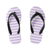 Lavender Striped Kinder Teenslippers (Voetbed)