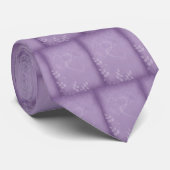 Lavender stropdas (Opgerold)