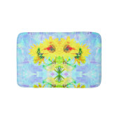 Lavender Sunflower Bath Mat (Voorkant)