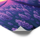 Lavender Sunset Dream: An Impressionistic Landscap Poster (Hoek)