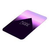 Lavender Sunset Flexible Photo Magnet Magneet (Linkerzijde)