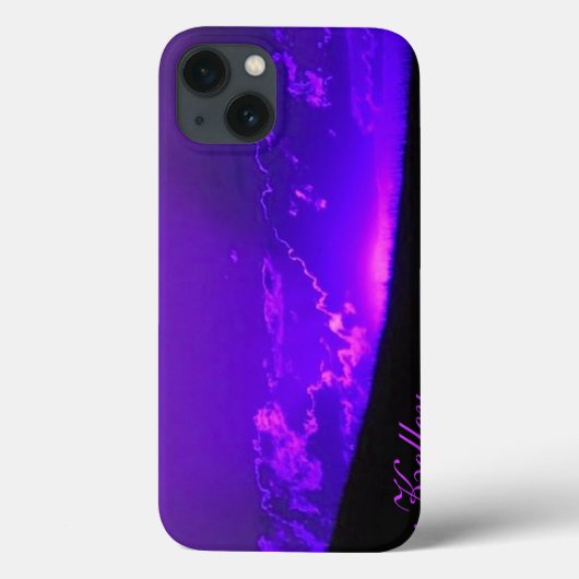 Lavender Sunset iPad Case *Persoonlijk* (Achterkant)
