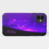 Lavender Sunset iPhone 5 Hoesje *Personalize* (Achterkant (horizontaal))