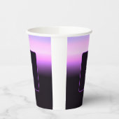 Lavender Sunset Paper cup Papieren Bekers (Links)