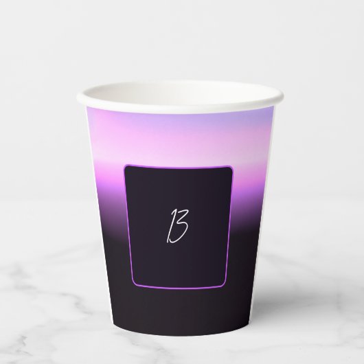 Lavender Sunset Paper cup Papieren Bekers (Voorkant)