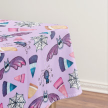 Lavender Sweet Halloween Bats & Spiders