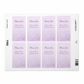 Lavender Swirls Weddenschappen Labels (Full Sheet)