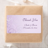 Lavender Swirls Weddenschappen Labels (Insitu)