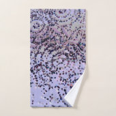 Lavender Swirly Confetti Bad Handdoek (Handdoek)