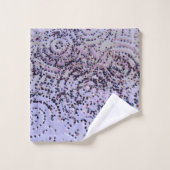 Lavender Swirly Confetti Bad Handdoek (Wasdoekje)