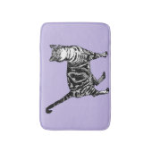 Lavender Tabby Cat Pastel Girls Katten Pat Mat (Voorkant Verticaal)