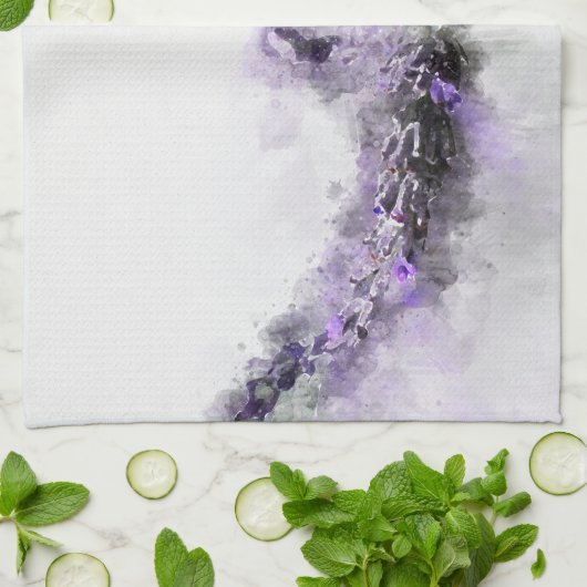 Lavender Tea Towel Theedoek (Gevouwen)