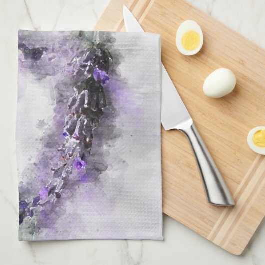 Lavender Tea Towel Theedoek (Quarter Fold)
