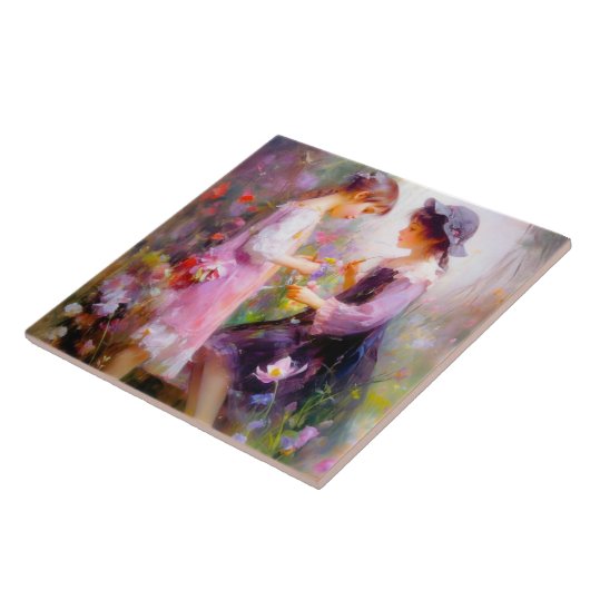 Lavender Tegeltje (Zijkant)