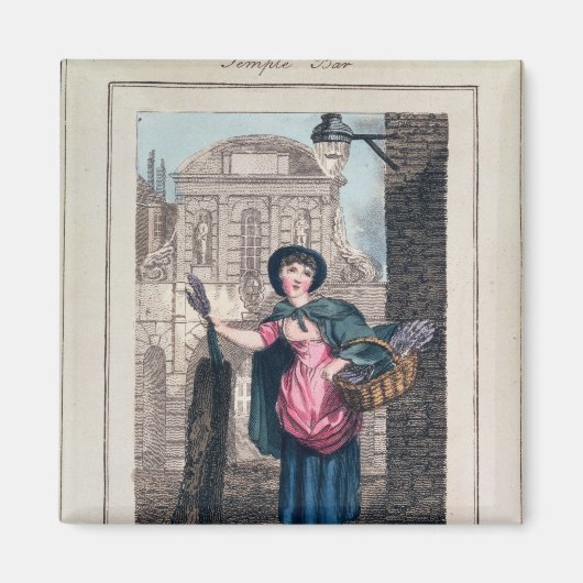 Lavender, Temple Bar, uit 'Cries of London' Magneet (Voorkant)