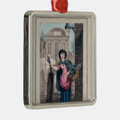 Lavender, Temple Bar, uit 'Cries of London' Metalen Ornament (Rechts)