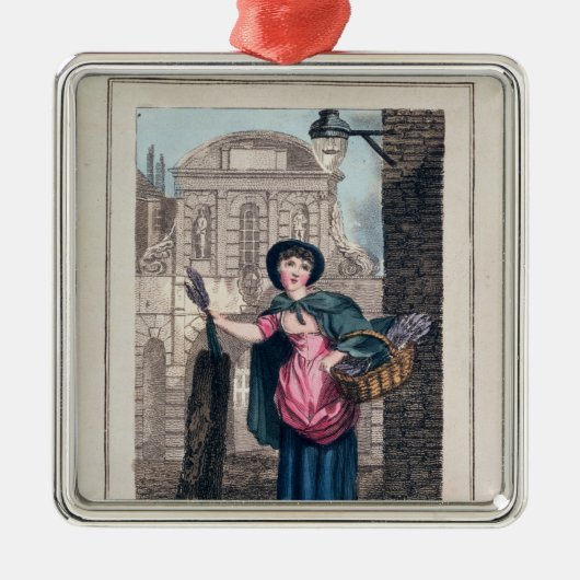 Lavender, Temple Bar, uit 'Cries of London' Metalen Ornament (Voorkant)