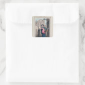 Lavender, Temple Bar, uit 'Cries of London' Vierkante Sticker (Tas)