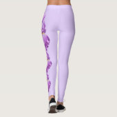 Lavender Tennessee Iris State Flower Leggings (Achterkant)