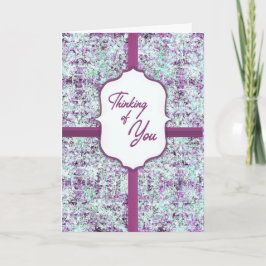 Lavender Thoughts Thinking of You Chocolate Gift Kaart