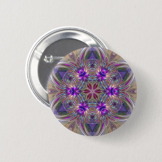 Lavender Thrill Ronde Button 5,7 Cm (Voorkant /achterkant)