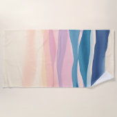 Lavender Tide Fluid Abstract Coastal Strandlaken (Voorkant)