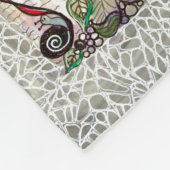 Lavender Tree Blanket Fleece Deken (Hoek)