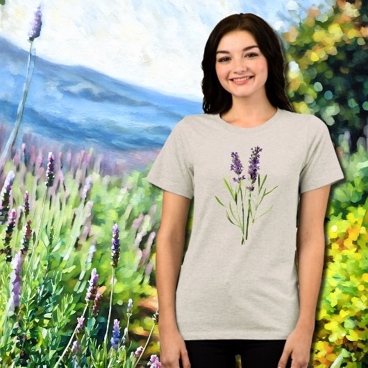  lavender Tri-Blend shirt
