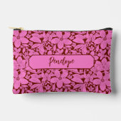 Lavender Tropical Floral on Burgundy Etui (Voorkant)