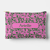 Lavender Tropical Floral on Green Etui (Voorkant)