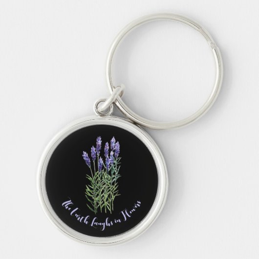 Lavender, tuinieren sleutelhanger (Voorkant)