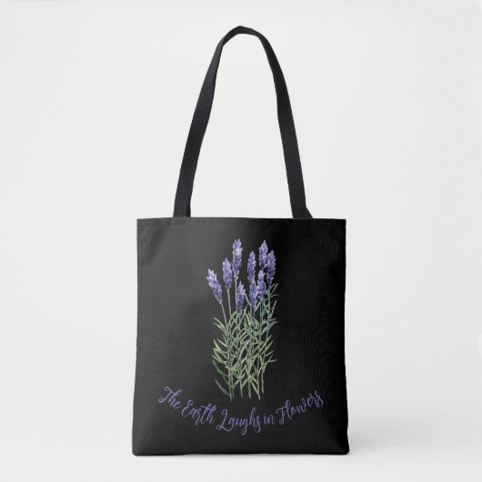 Lavender, tuinieren tote bag (Voorkant)