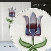 Lavender Tulip Wall Decor Nouveau Art Deco Gibbons Tegeltje