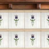 Lavender Tulip Wall Decor Nouveau Art Deco Gibbons Tegeltje